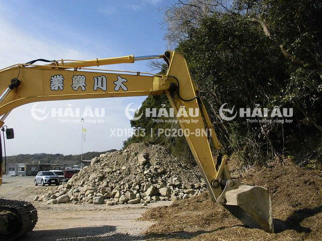 Máy Xúc Đào Bánh Xích Cũ KOMATSU PC200-8N1 (29)